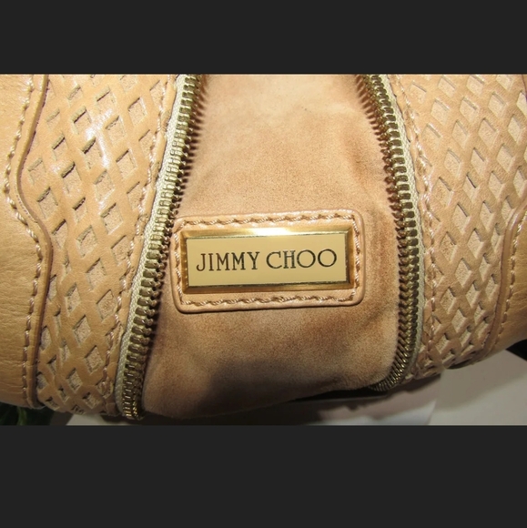 Jimmy Choo Caramel Brown leather 2 way Bag w/ dust bag - Picture 8 of 8